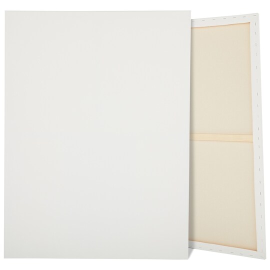 Stretched White 30x40 Canvas Boards for Painting for Artists, Acrylic, Oil Paints (2 Pack)